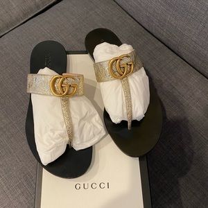 Gucci Marmont Thong Sandal